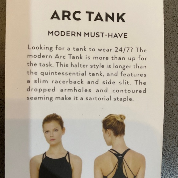 ALO YOGA *NWT* ‘Arc’ Tank - Picture 3 of 6